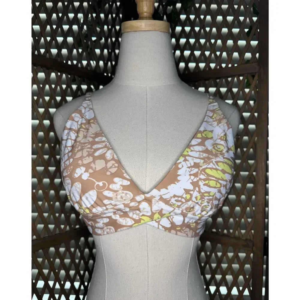 Aerie Crossover Triangle Bikini Top sz XL